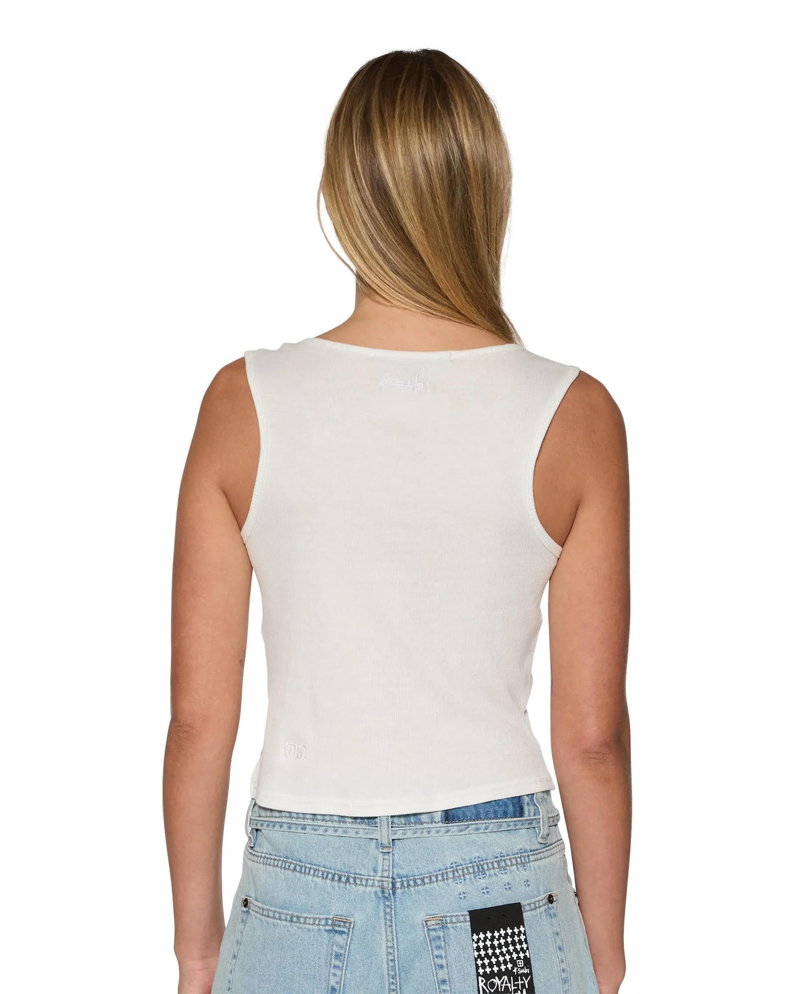 Ksubi | Twisted Tank - White sold by Sister & Co product image thumbnail 4