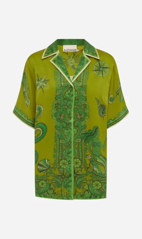Alemais | Solaris Shirt - Print sold by Sister & Co