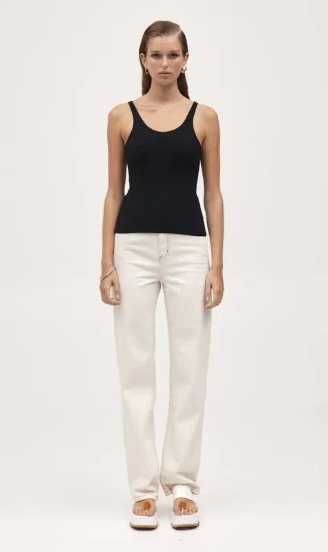 Marle | Sena Singlet - Black sold by Sister & Co