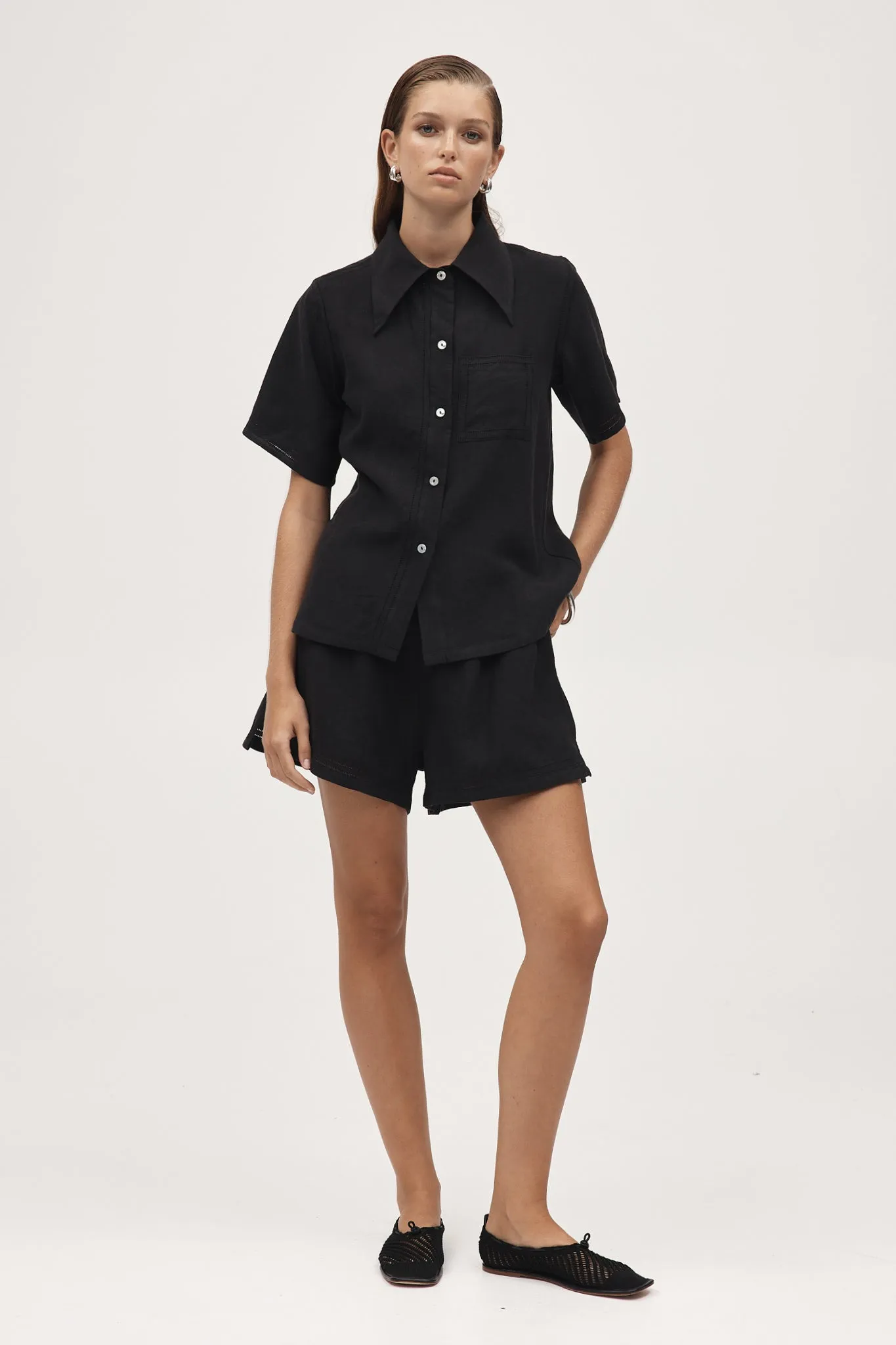 Marle | Sunny Shirt - Black sold by Sister & Co product image thumbnail 2