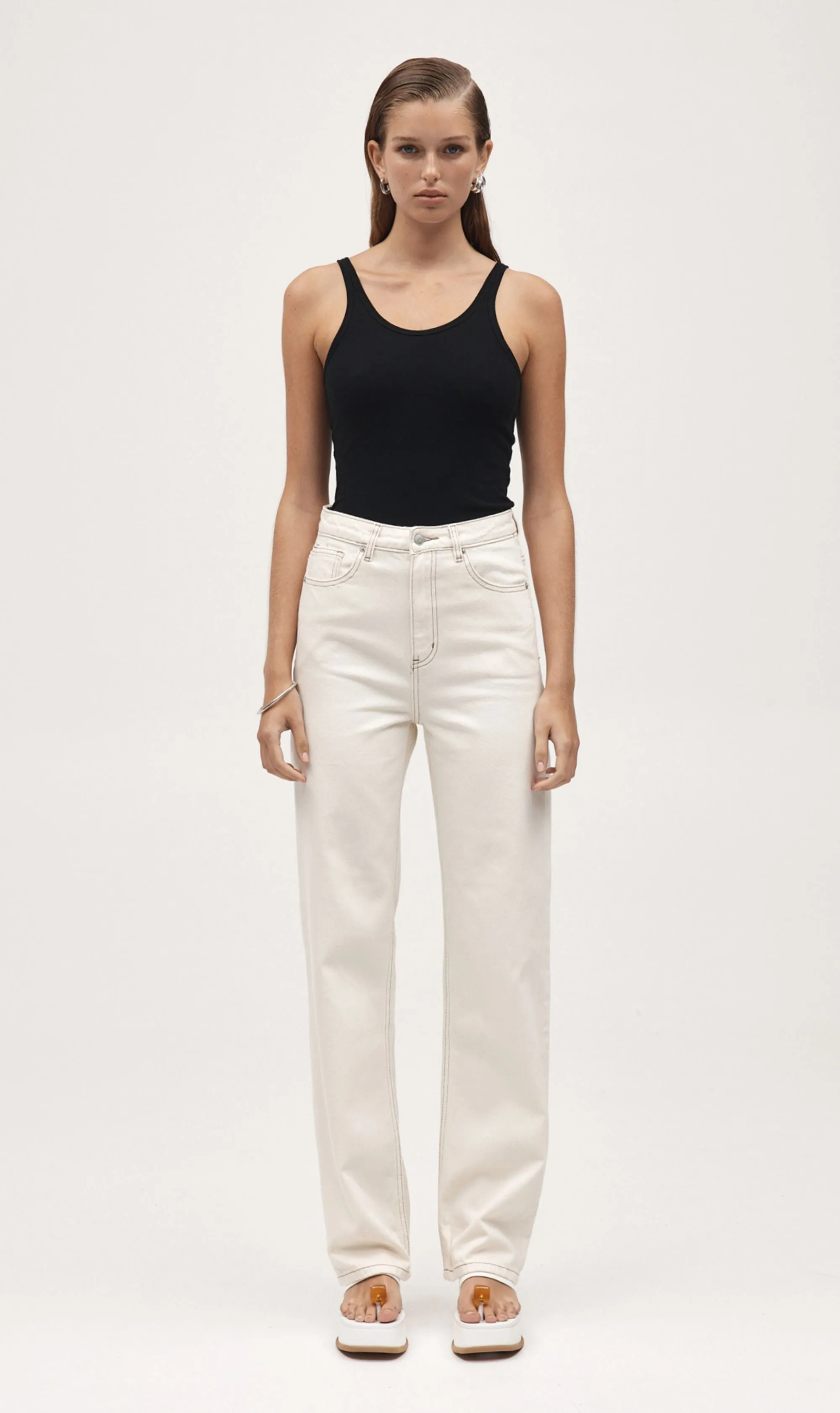 Marle | Relaxed Jean - Ecru sold by Sister & Co
