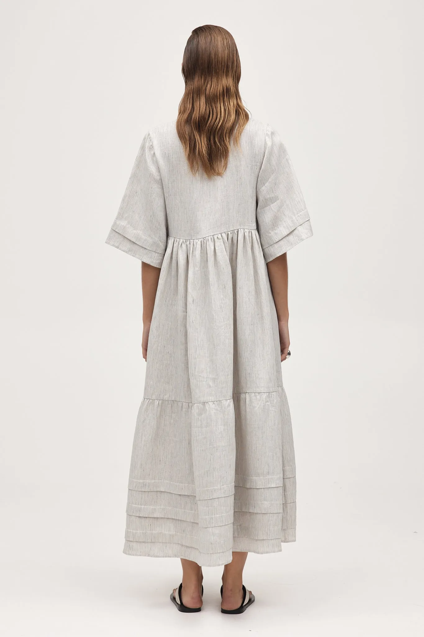 Marle | Nellie Dress - Twill Stripe sold by Sister & Co product image thumbnail 5