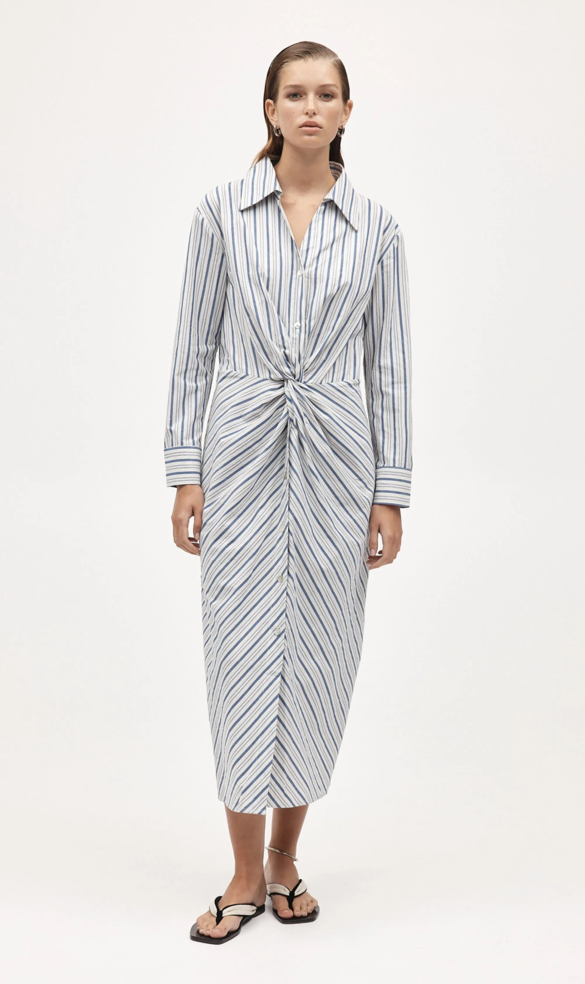Marle | Collins Dress - Cerulean Stripe sold by Sister & Co