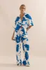 Caitlin Crisp | Ibiza Shirt - Royal Rose Satin sold by Sister & Co