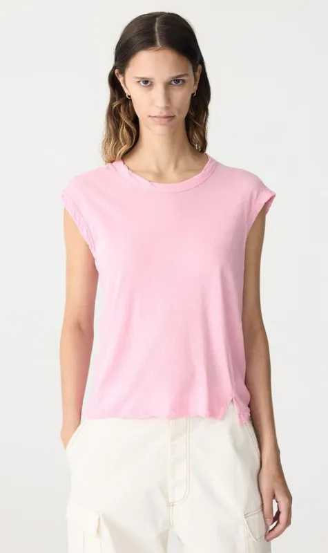 Bassike | Slim Muscle Tank - Candy Pink sold by Sister & Co