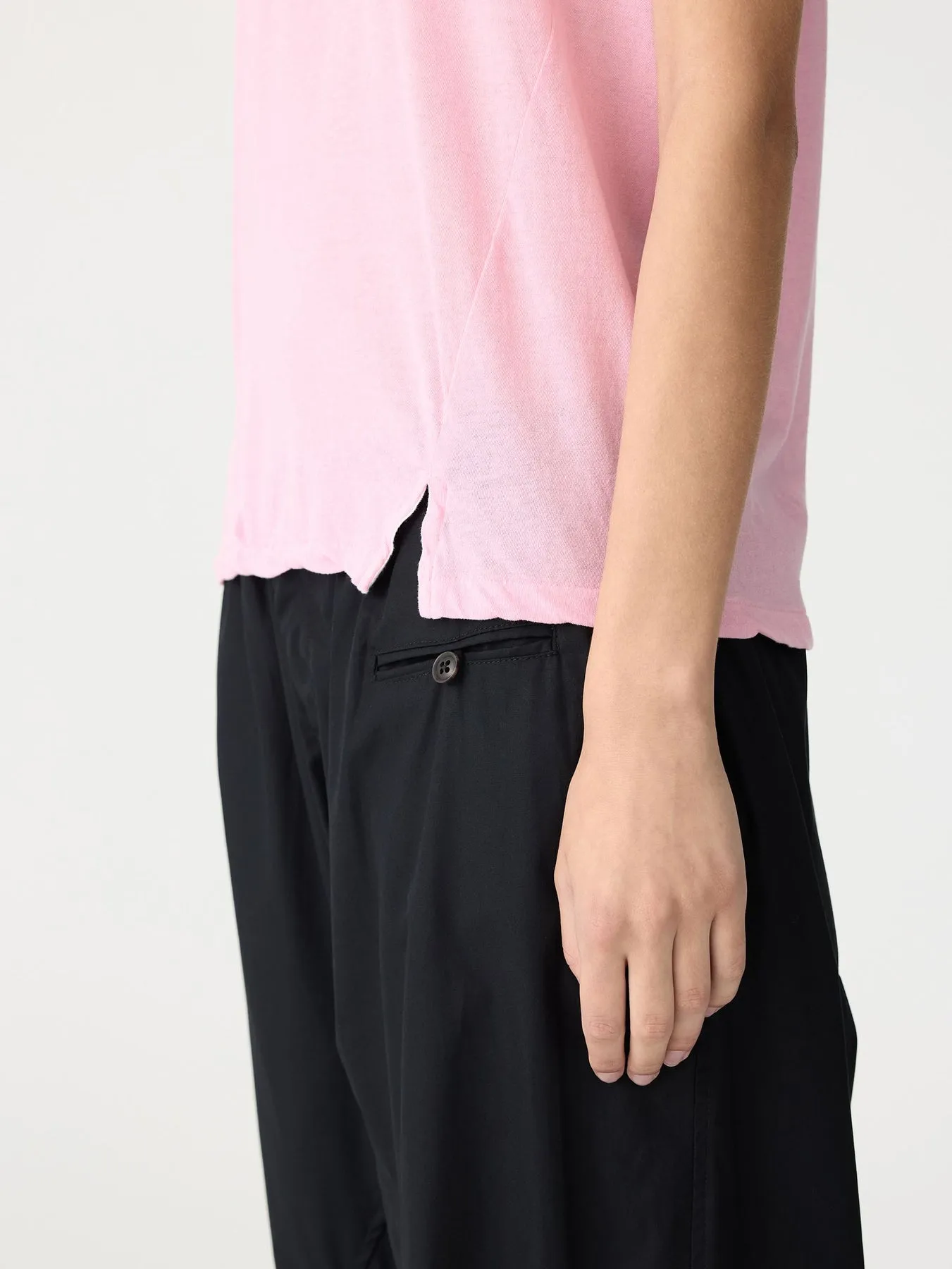 Bassike | Regular Classic Short Sleeve T.Shirt - Candy Pink sold by Sister & Co product image thumbnail 4