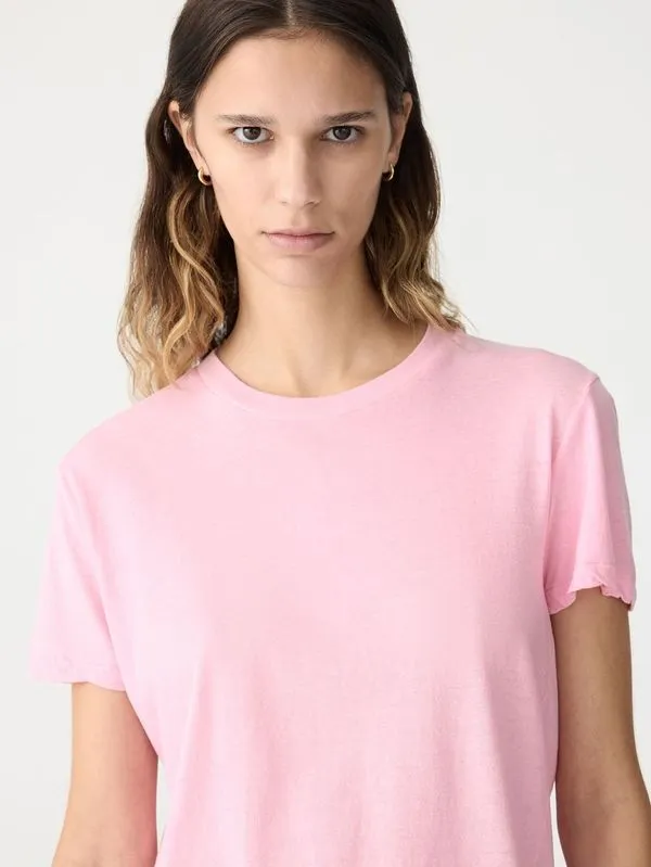 Bassike | Regular Classic Short Sleeve T.Shirt - Candy Pink sold by Sister & Co product image thumbnail 3