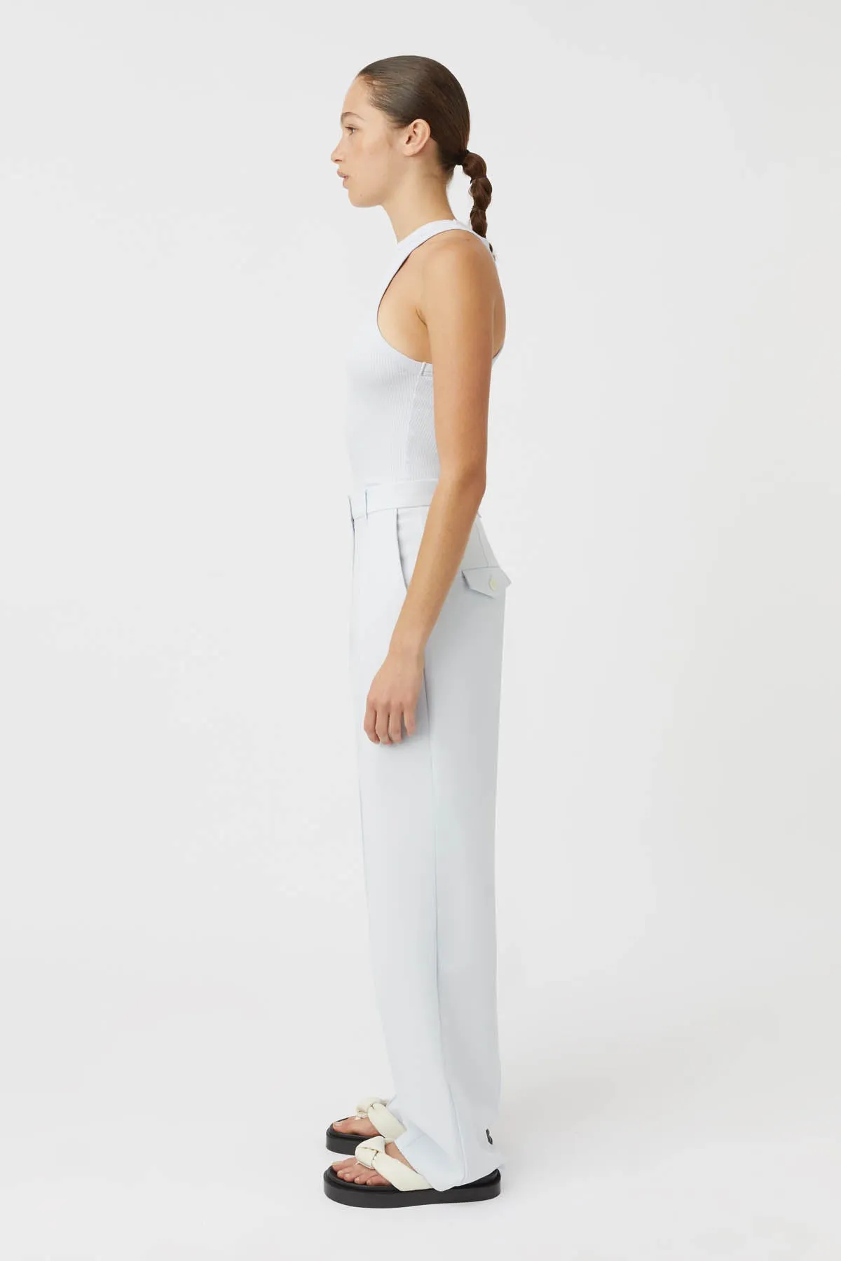 Camilla and Marc | Nora Rib Tank - Blue Haze sold by Sisters & Co product image thumbnail 4