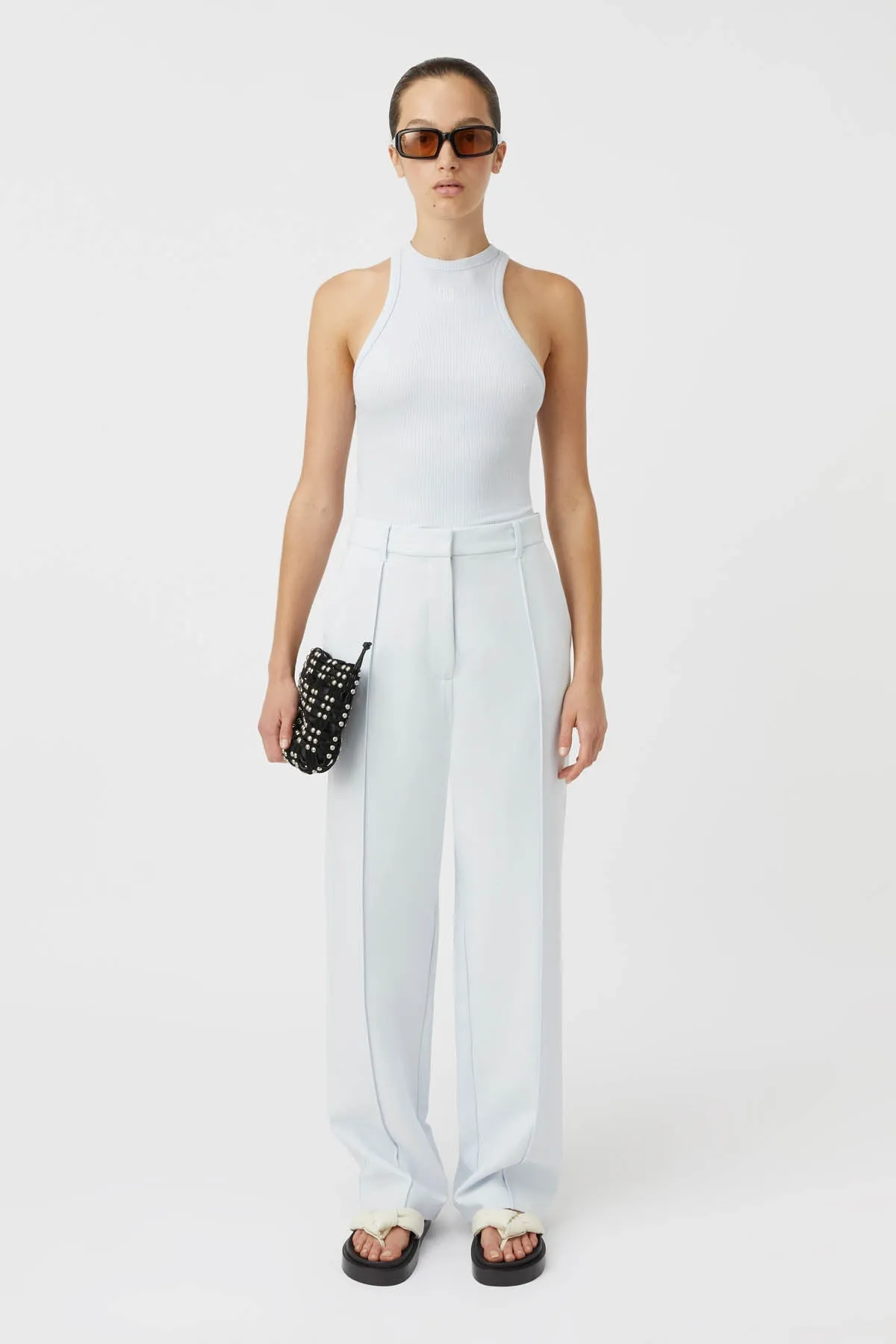 Camilla and Marc | Nora Rib Tank - Blue Haze sold by Sisters & Co product image thumbnail 3