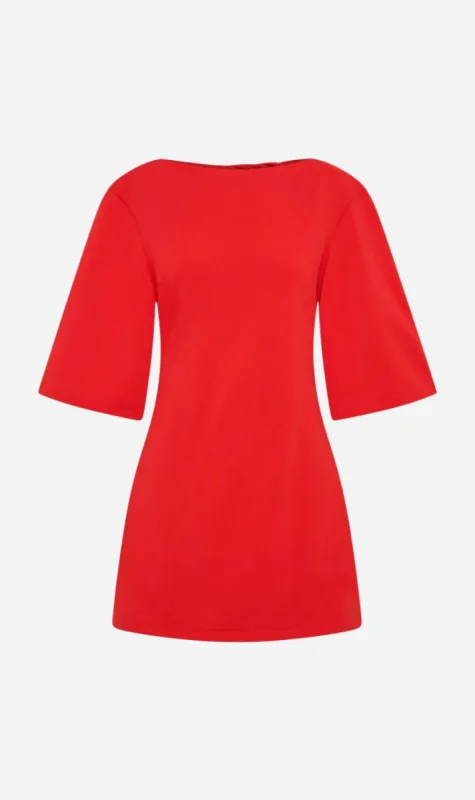 Camilla and Marc | Twyla Tee Dress - Poppy Red sold by Sister & Co