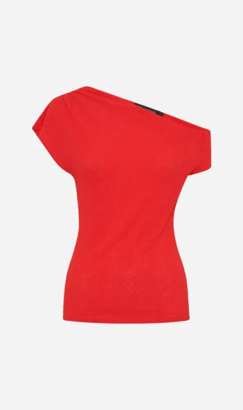 Camilla and Marc | Cali Top - Poppy Red sold by Sister & Co