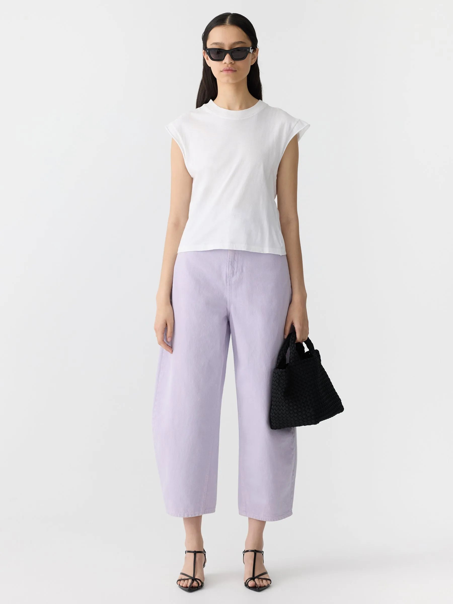 Bassike | Waisted Athletic Tank - White sold by Sister & Co product image thumbnail 3