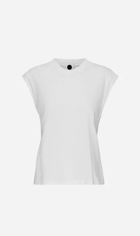 Bassike | Waisted Athletic Tank - White sold by Sister & Co