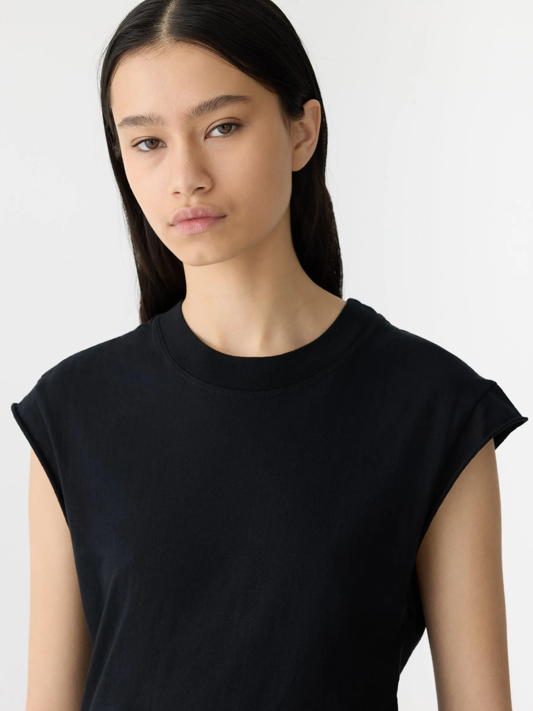 Bassike | Waisted Athletic Tank - Black sold by Sister & Co product image thumbnail 3