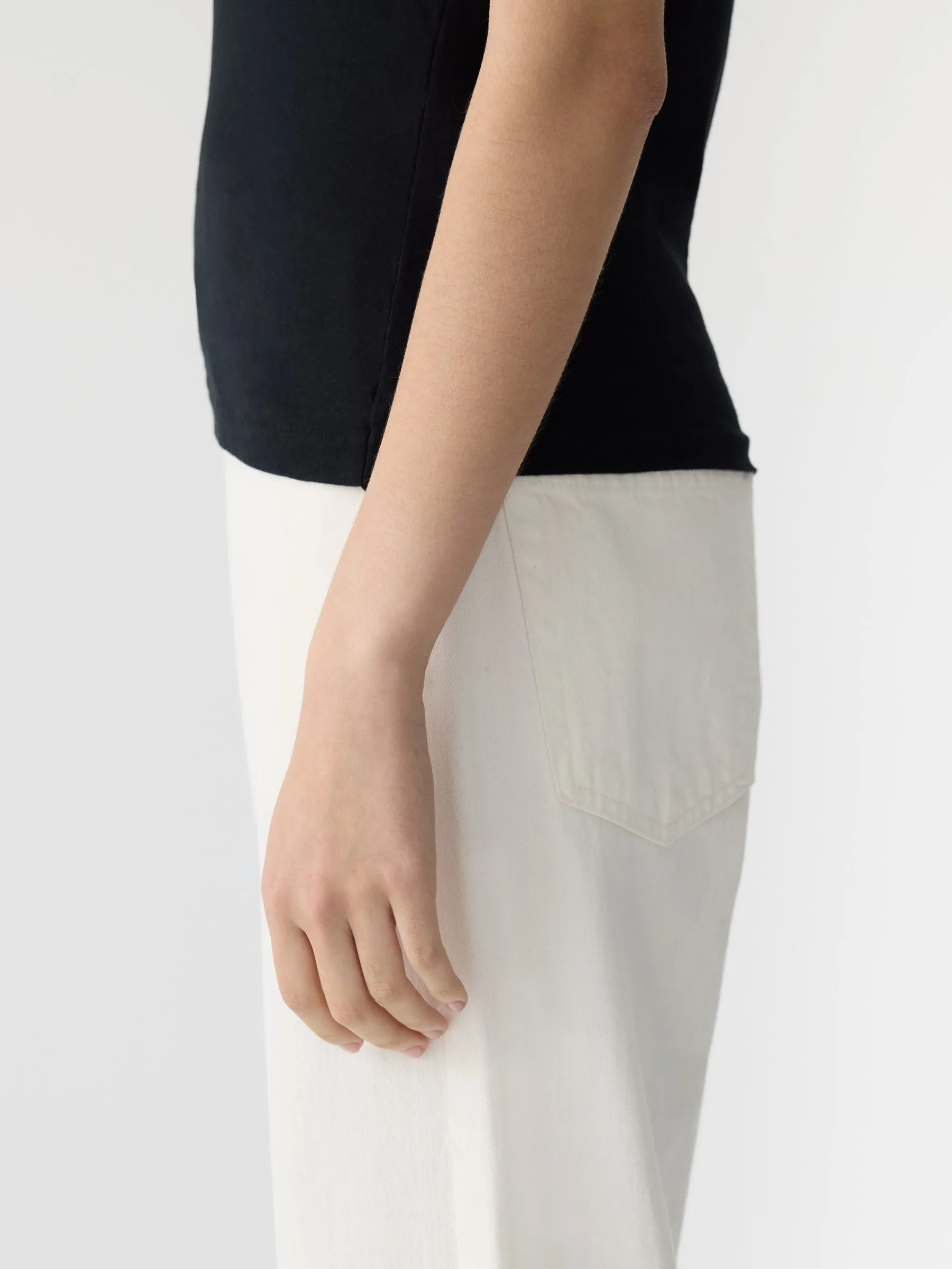 Bassike | Waisted Athletic Tank - Black sold by Sister & Co product image thumbnail 4