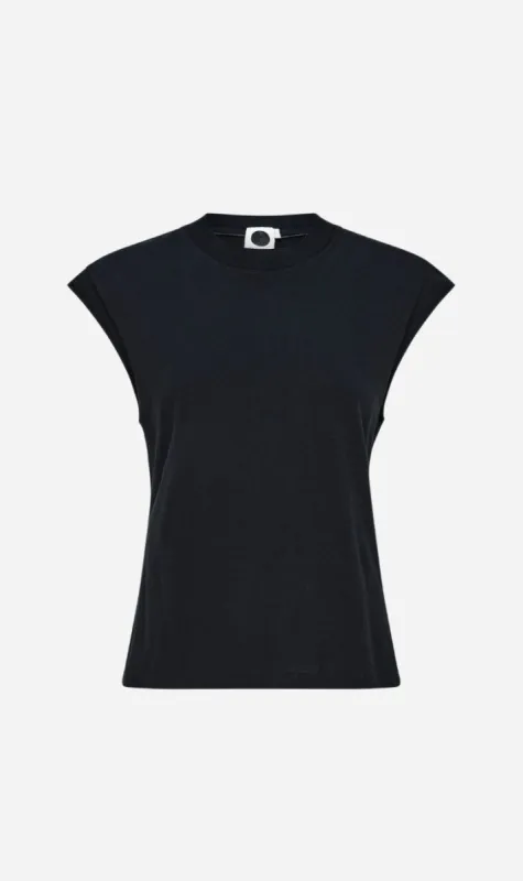 Bassike | Waisted Athletic Tank - Black sold by Sister & Co
