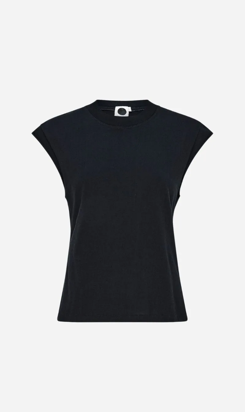 Bassike | Waisted Athletic Tank - Black sold by Sister & Co