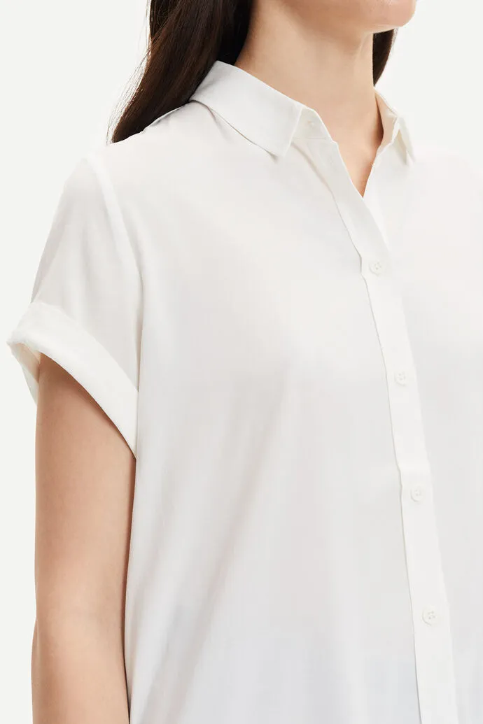 Samsoe Samsoe | Majan SS Shirt - Clear Cream sold by Sister & Co product image thumbnail 4