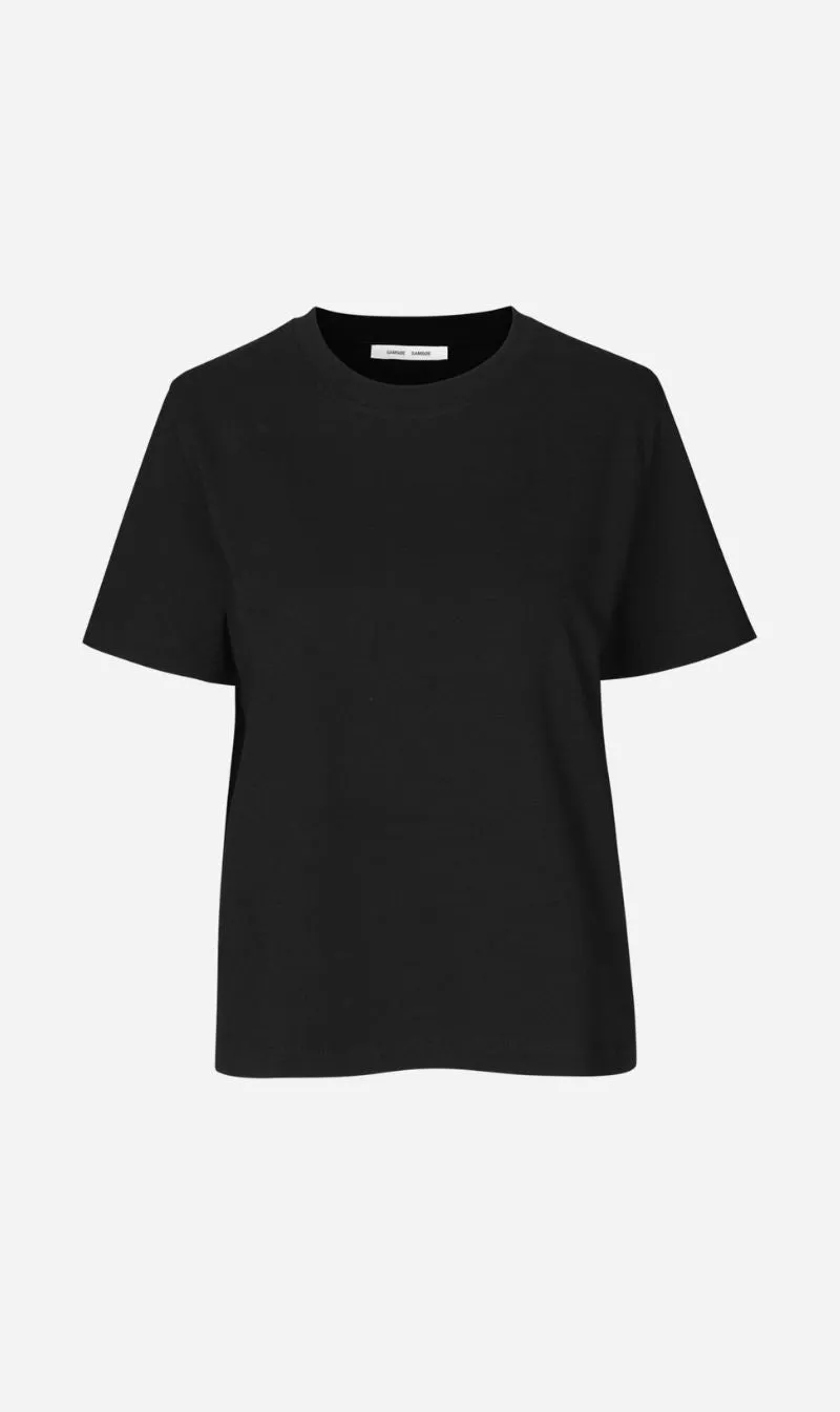 Samsoe Samsoe | Camino T.Shirt Short Sleeve - Black sold by Sister & Co