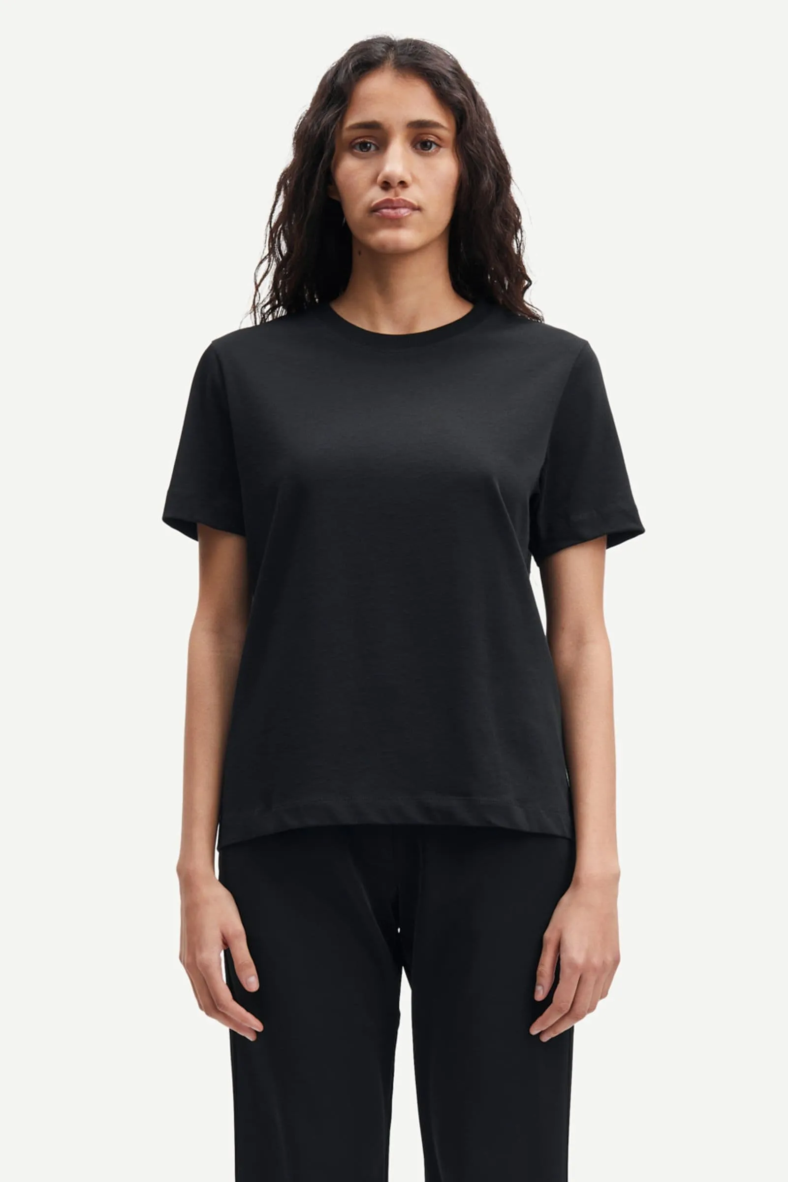 Samsoe Samsoe | Camino T.Shirt Short Sleeve - Black sold by Sister & Co product image thumbnail 2
