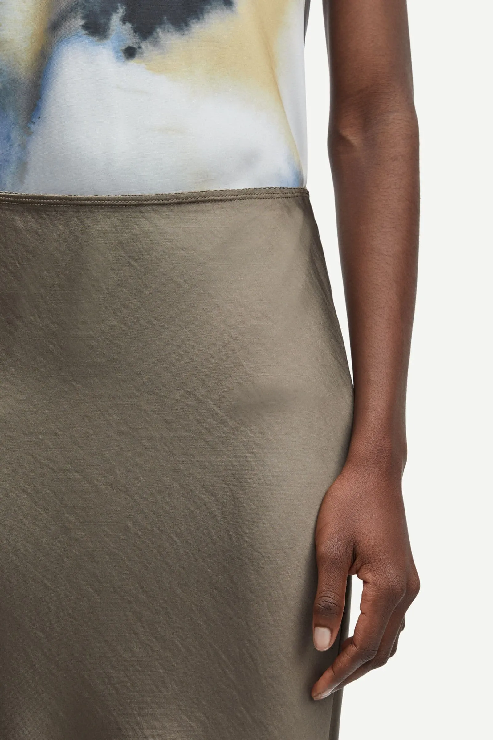 Samsoe Samsoe | Saagneta Long Skirt - Bungee Cord sold by Sister & Co product image thumbnail 3