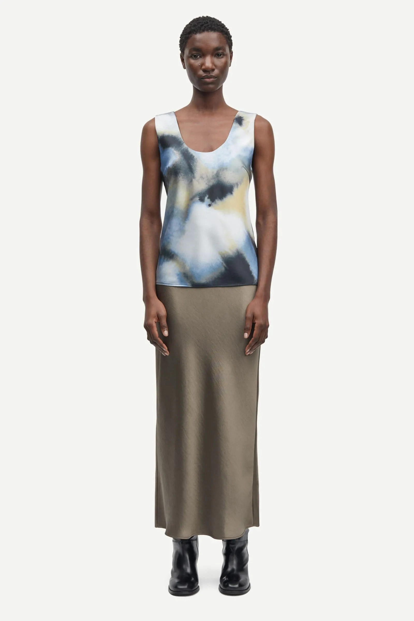 Samsoe Samsoe | Saagneta Long Skirt - Bungee Cord sold by Sister & Co product image thumbnail 2