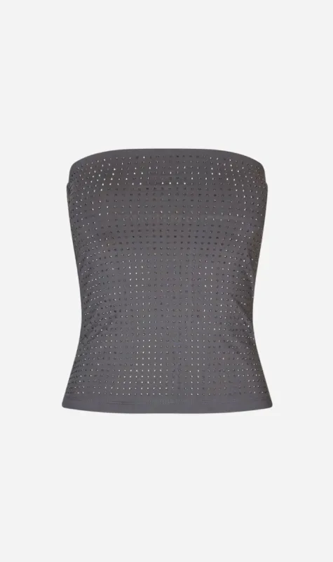 Samsoe Samsoe | Sachrishell Tube Top - Iron Gate sold by Sister & Co