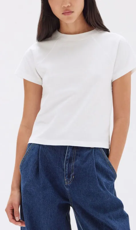 Assembly Label | Avery Short Sleeve Tee - White sold by Sister & Co