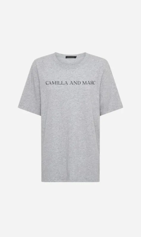 Camilla and Marc | Asher Tee - Grey Marle / Black sold by Sister & Co