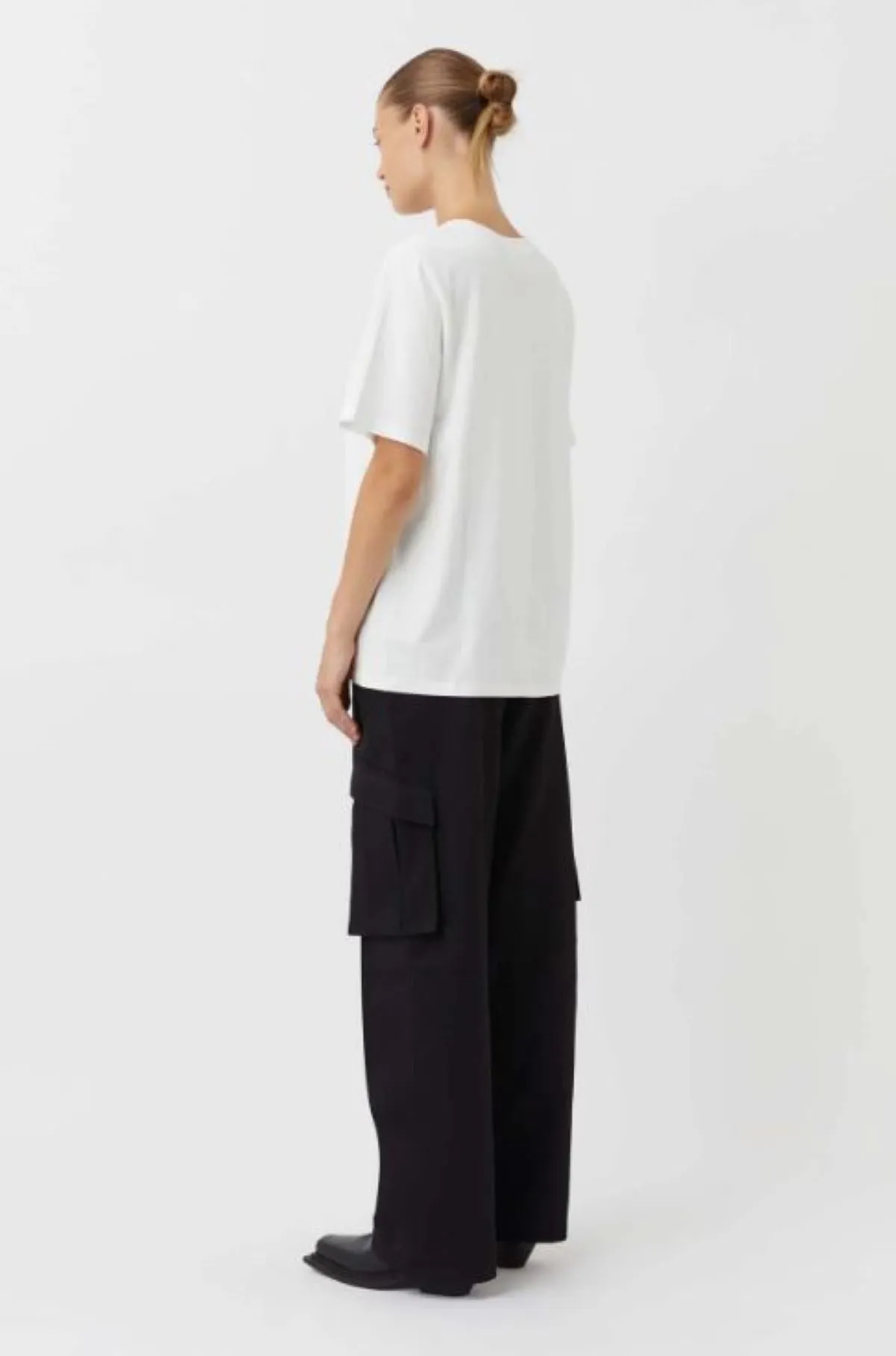 Camilla and Marc | Asher Tee - White/Black sold by Sister & Co product image thumbnail 5