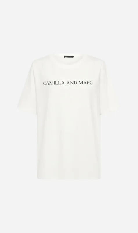 Camilla and Marc | Asher Tee - White/Black sold by Sister & Co