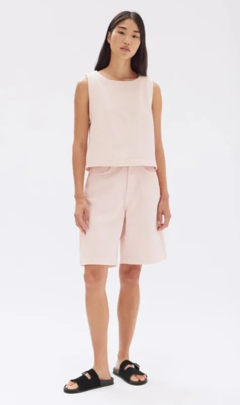 Assembly Label | Relaxed Denim Short - Pomello sold by Sister & Co