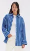 Assembly Label | Ayla Stripe Long Sleeve Shirt - Royal/White sold by Sister & Co