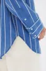 Assembly Label | Ayla Stripe Long Sleeve Shirt - Royal/White sold by Sister & Co