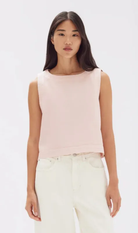 Assembly Label | Zoey Denim Top - Pompello sold by Sister & Co