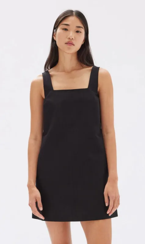 Assembly Label | Alba Crepe Mini Dress - Black sold by Sister & Co