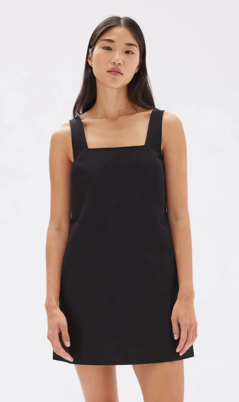 Assembly Label | Alba Crepe Mini Dress - Black sold by Sister & Co
