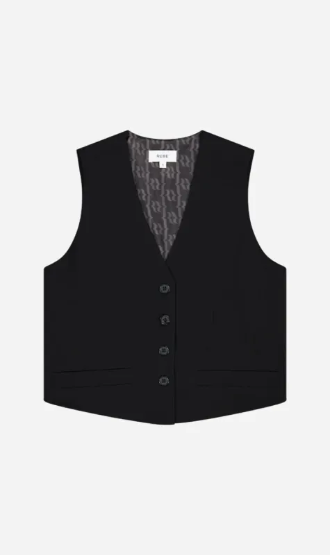 Rebe | Waistcoat - Black sold by Sister & Co