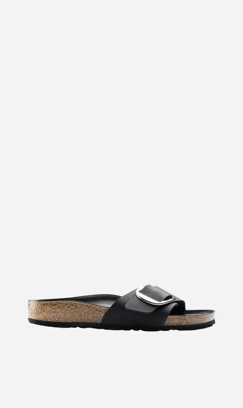 Birkenstock | Madrid Big Buckle Regular - Black sold by Sister & Co