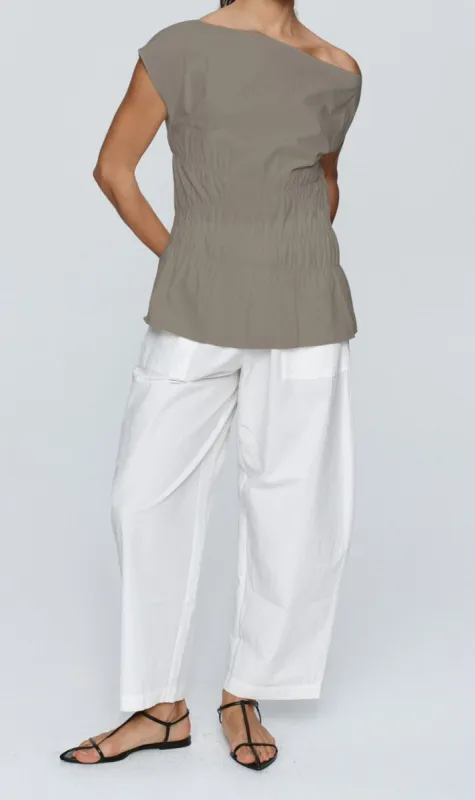 Marle | Aida Top - Ivory | Parallel