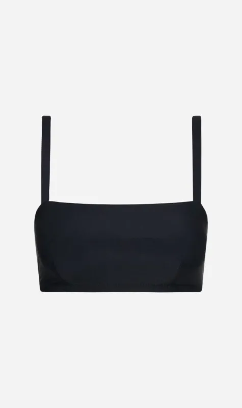 Bondi Born | Anja Bikini Top - Black sold by Sisters & Co
