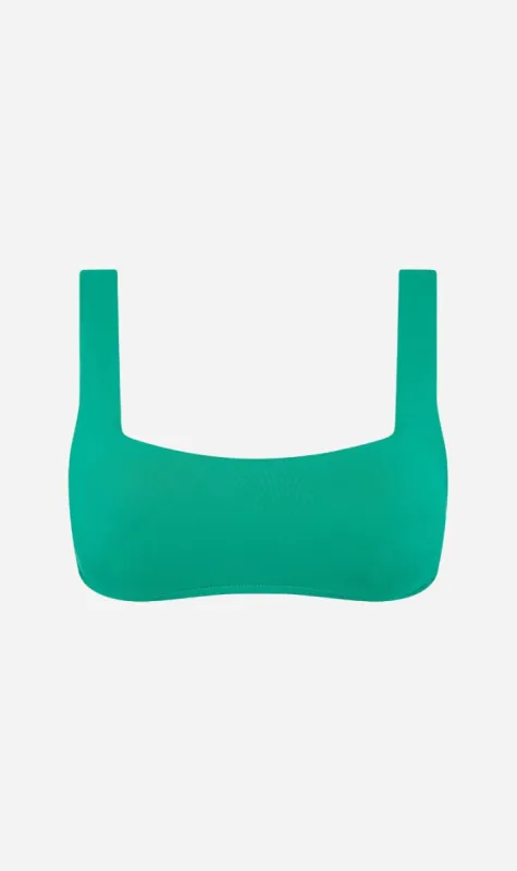 Bondi Born | Aria Bikini Top - Emerald sold by Sister & Co