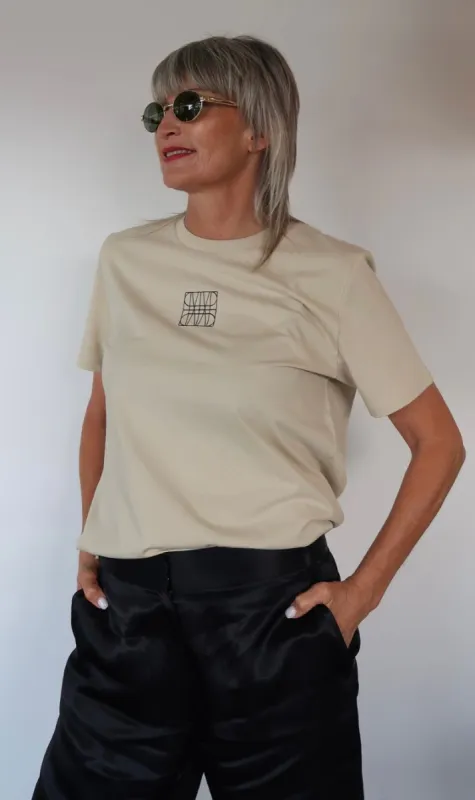Camilla and Marc | Davy Tee - Stone sold by Sister & Co