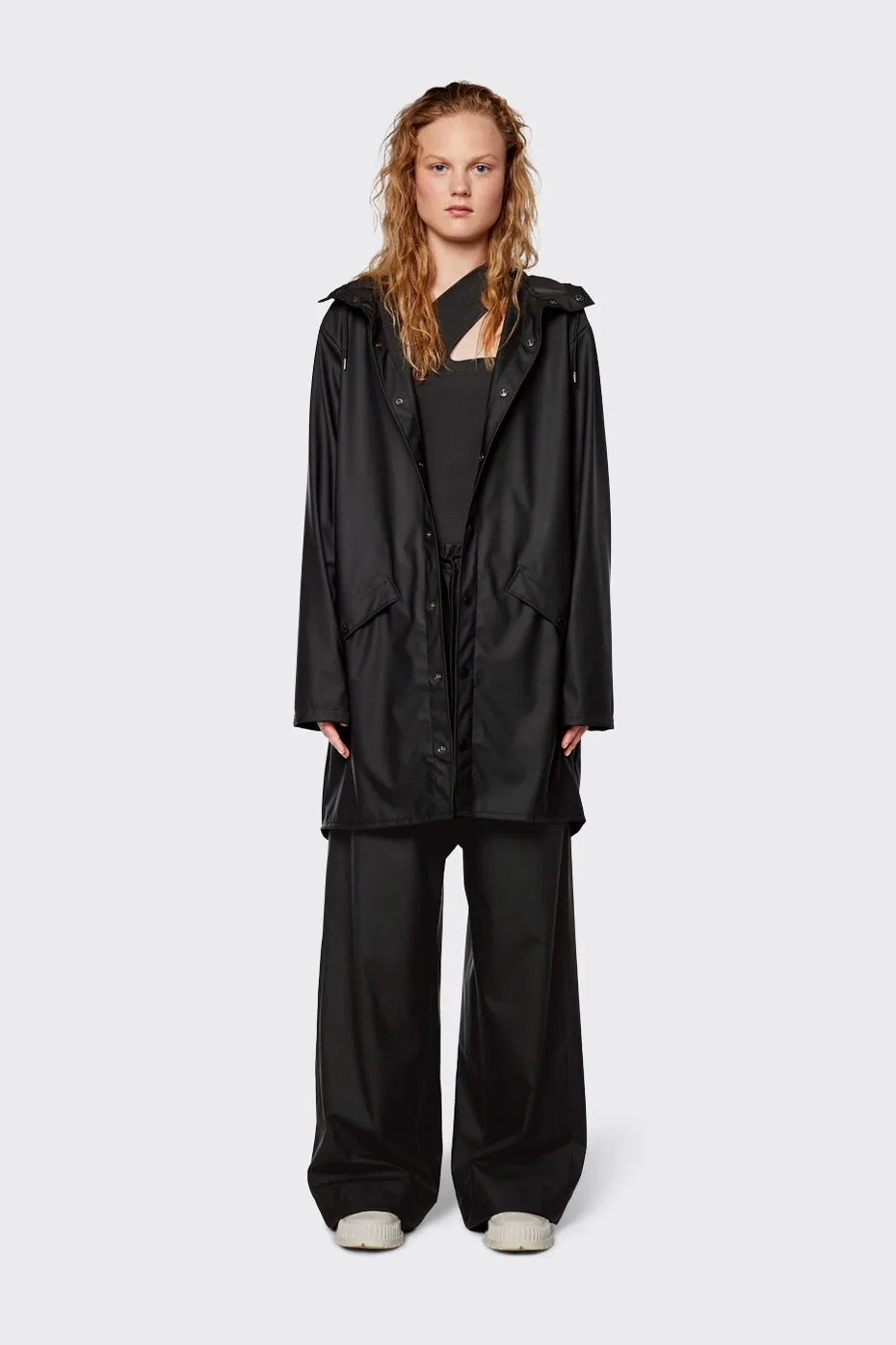 RAINS | Long Jacket - Black sold by Sisters & Co product image thumbnail 2