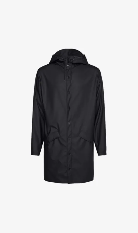 RAINS | Long Jacket - Black sold by Sister & Co