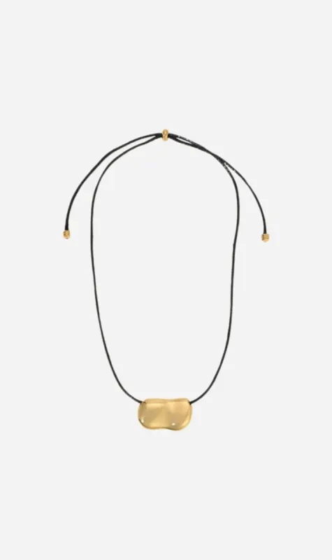 Heaven Mayhem | Pebble Necklace - Gold/Black sold by Sister & Co