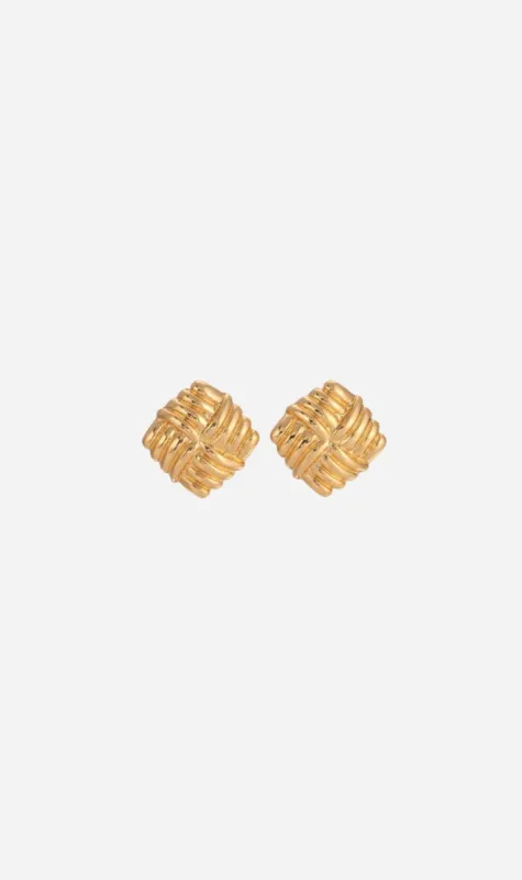 Heaven Mayhem | Wind Earrings - Gold sold by Sisters & Co