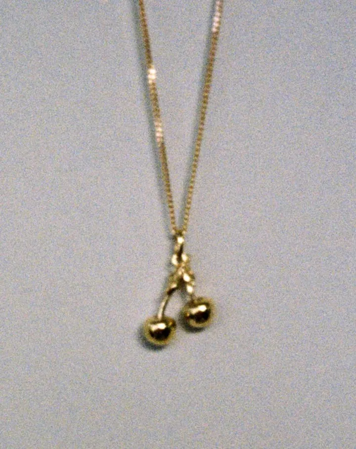 Meadowlark | Cherry Charm Necklace 50cm - Silver sold by Sister & Co product image thumbnail 3