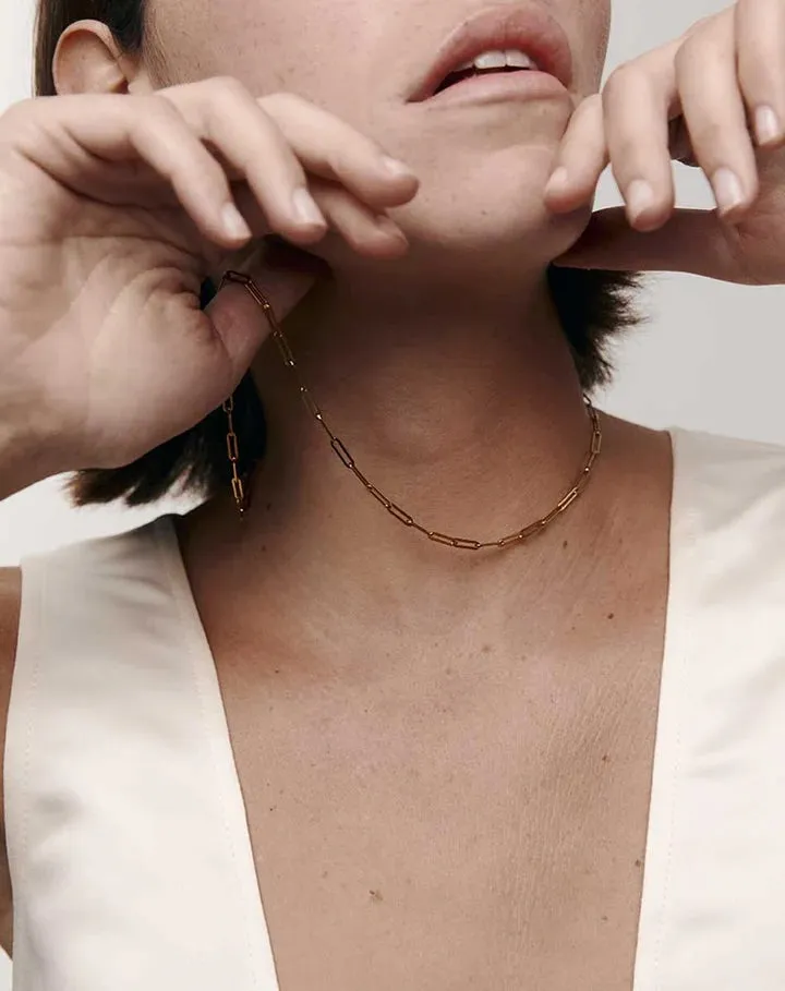 Meadowlark | Paperclip Light Necklace - Gold 45cm sold by Sister & Co product image thumbnail 2