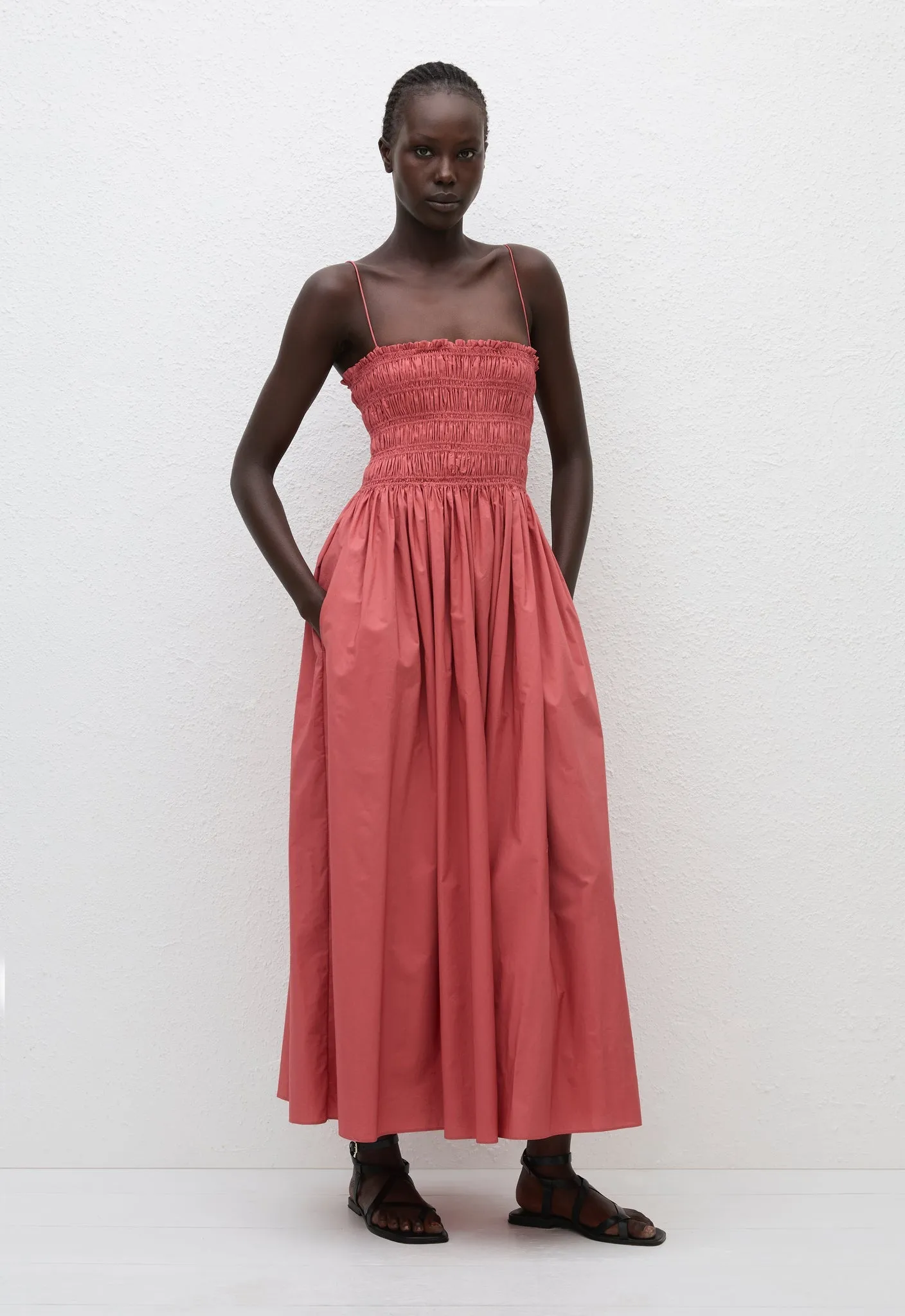 Matteau | Shirred Bodice Dress - Rose sold by Sister & Co product image thumbnail 2